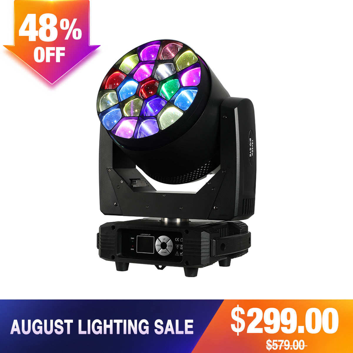 Betopper LM1925 19x25W Moving Head LED Stage Light