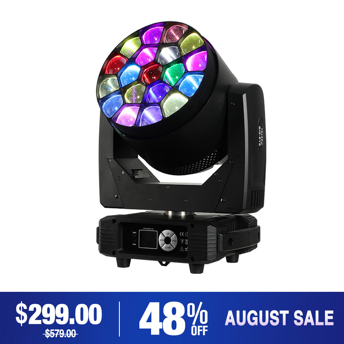 Betopper LM1925 19x25W Moving Head LED Stage Light