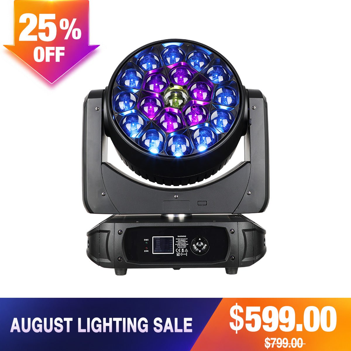Betopper LM1940 19x40w Moving Head with Pixel Mapping