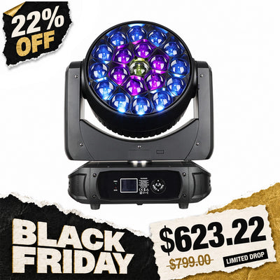 Betopper LM1940 19×40W Moving Head with Pixel Mapping