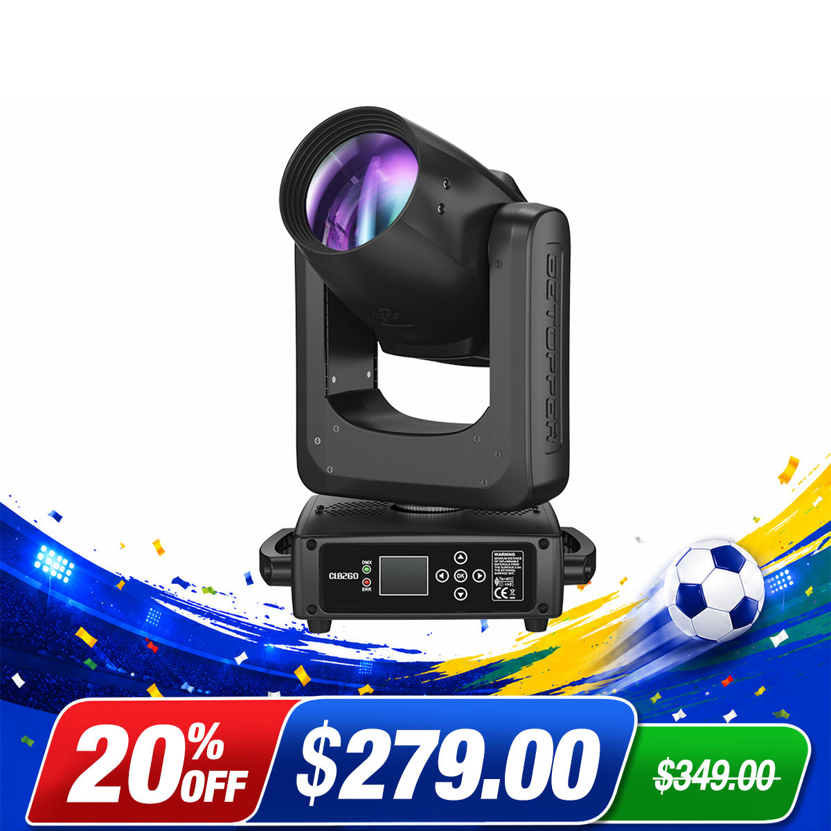 Betopper CLB260-O 9R 260w Pro Moving Head Beam Light