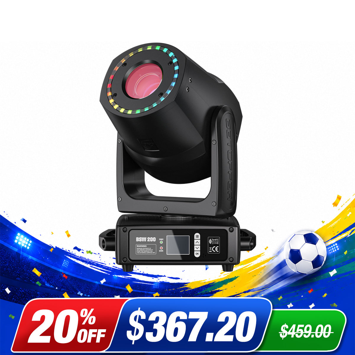 Betopper BSW200 200w Spot Beam Wash Hybrid Moving Head Light