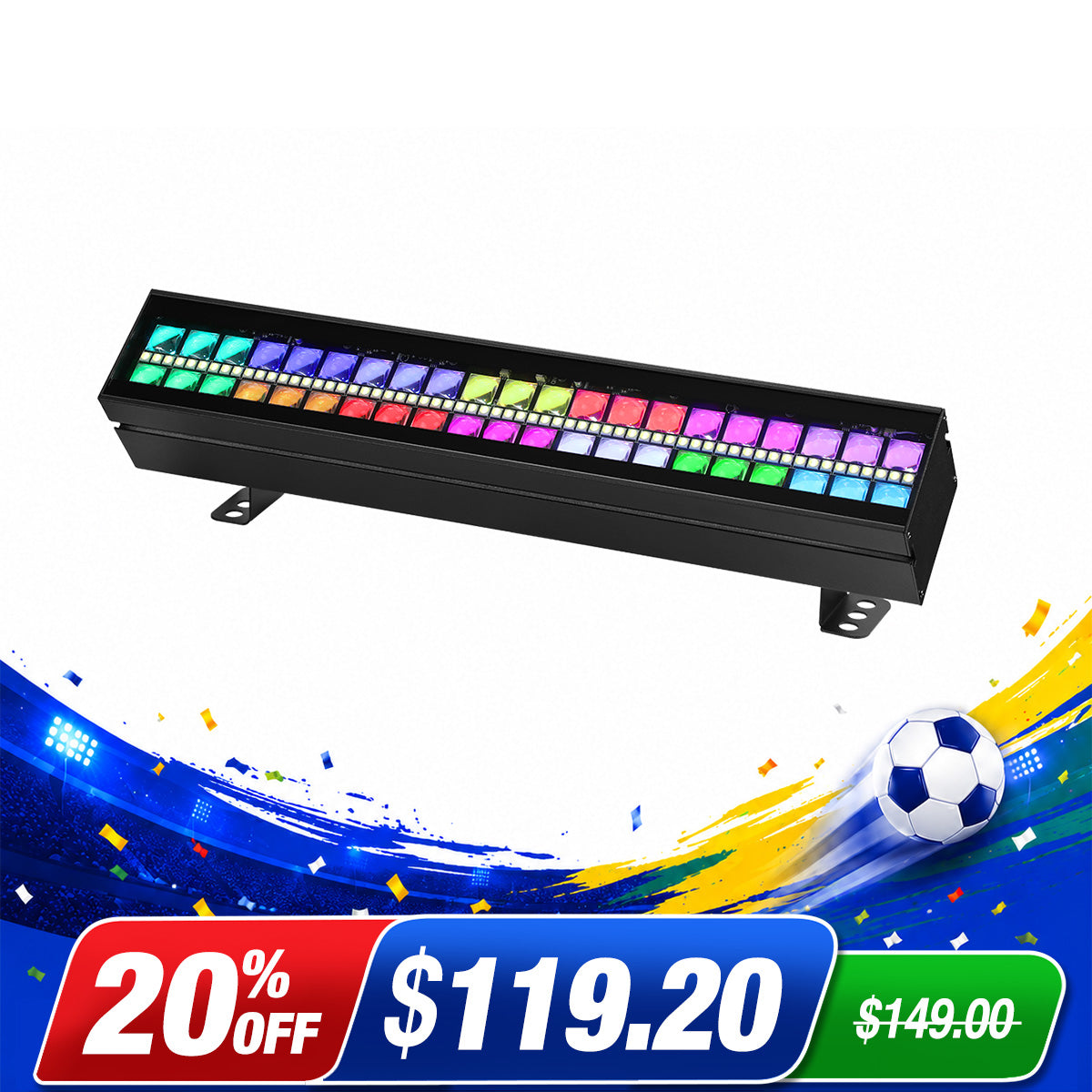<tc>Betopper</tc> Barre lumineuse à effet stroboscopique à faisceau matriciel LF1421