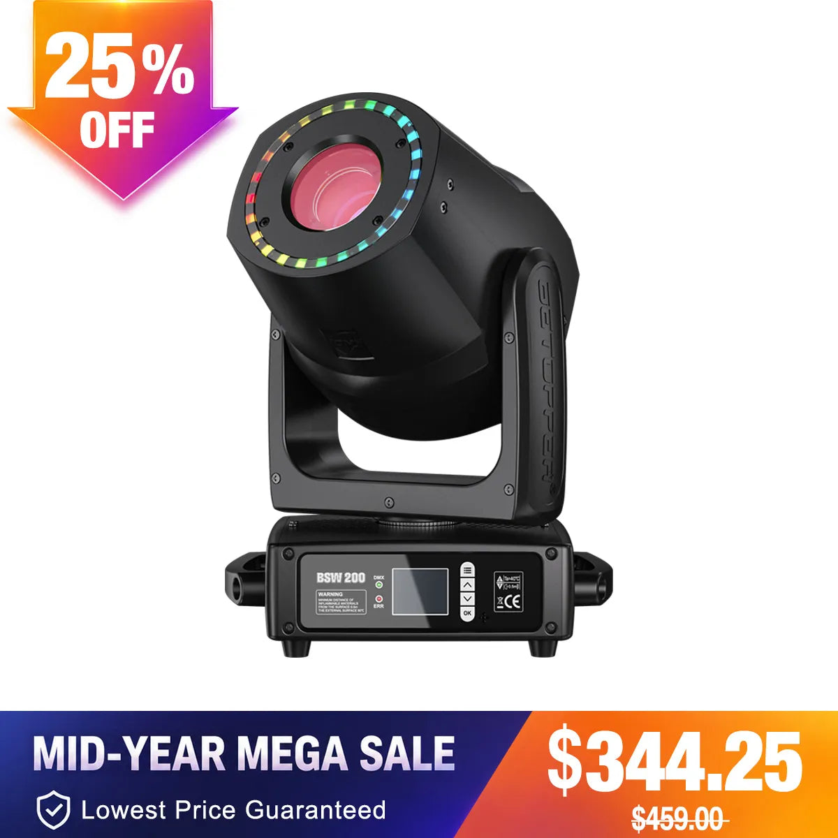 Betopper BSW200 200w Spot Beam Wash Hybrid Moving Head Light