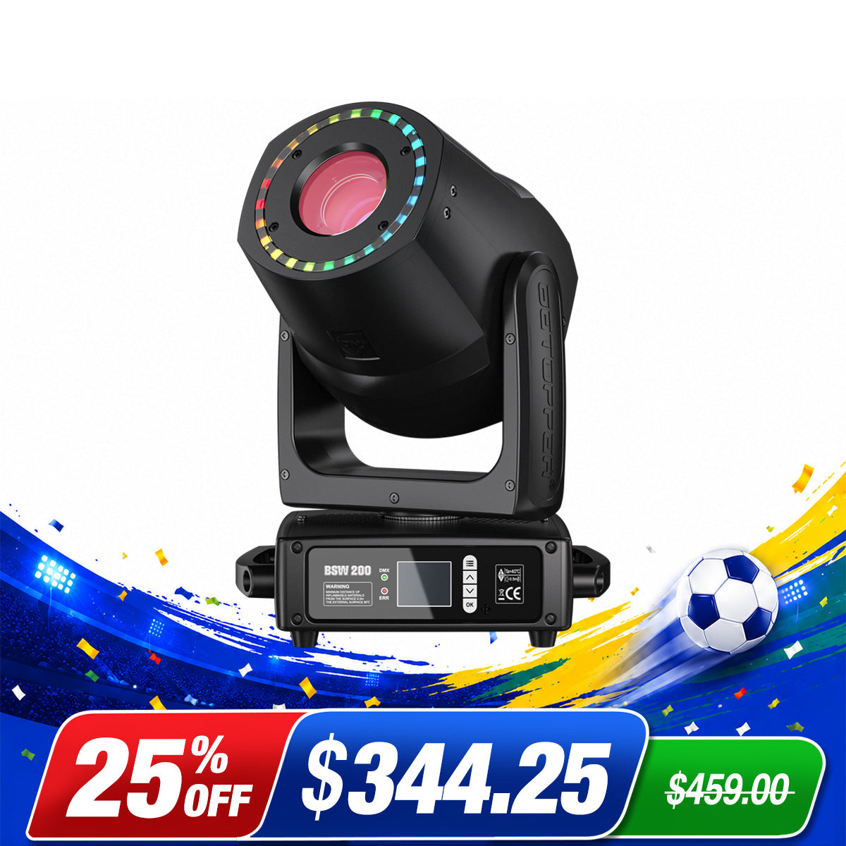 Betopper BSW200 200w Spot Beam Wash Hybrid Moving Head Light