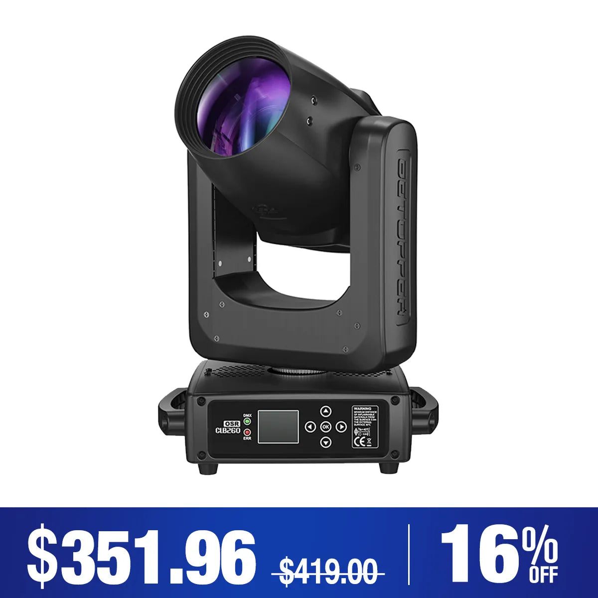 Betopper CLB260-O 9R 260W Pro Moving Head Beam Light