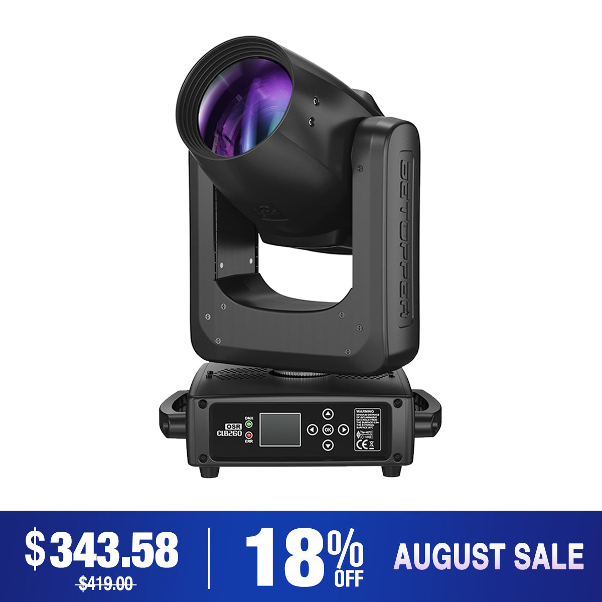 <tc>Betopper</tc> CLB260-O 9R 260w Pro Moving Head Beam Light