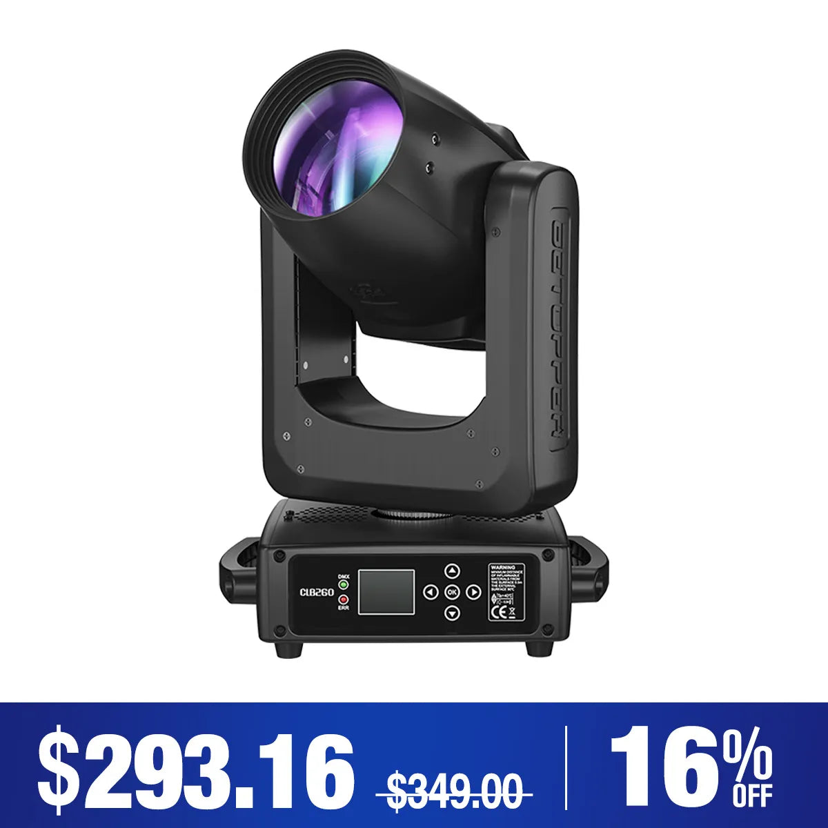 Betopper CLB260-O 9R 260W Pro Moving Head Beam Light