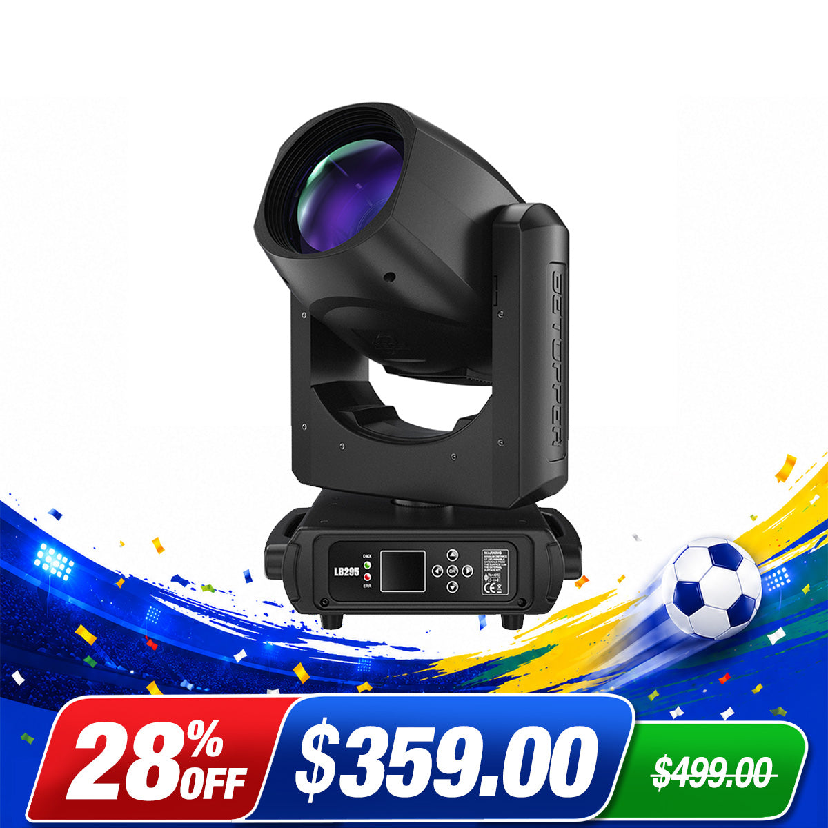 <tc>Betopper</tc> Projecteur à tête mobile professionnel LB295 295 W
