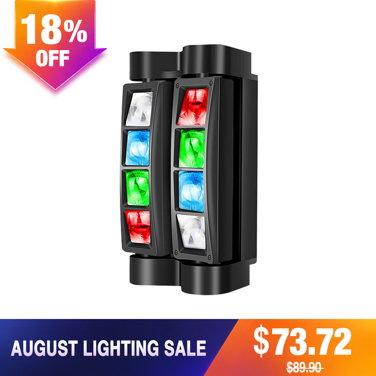 Betopper LM30A 8x3W Mini Spider Moving Head Stage Light