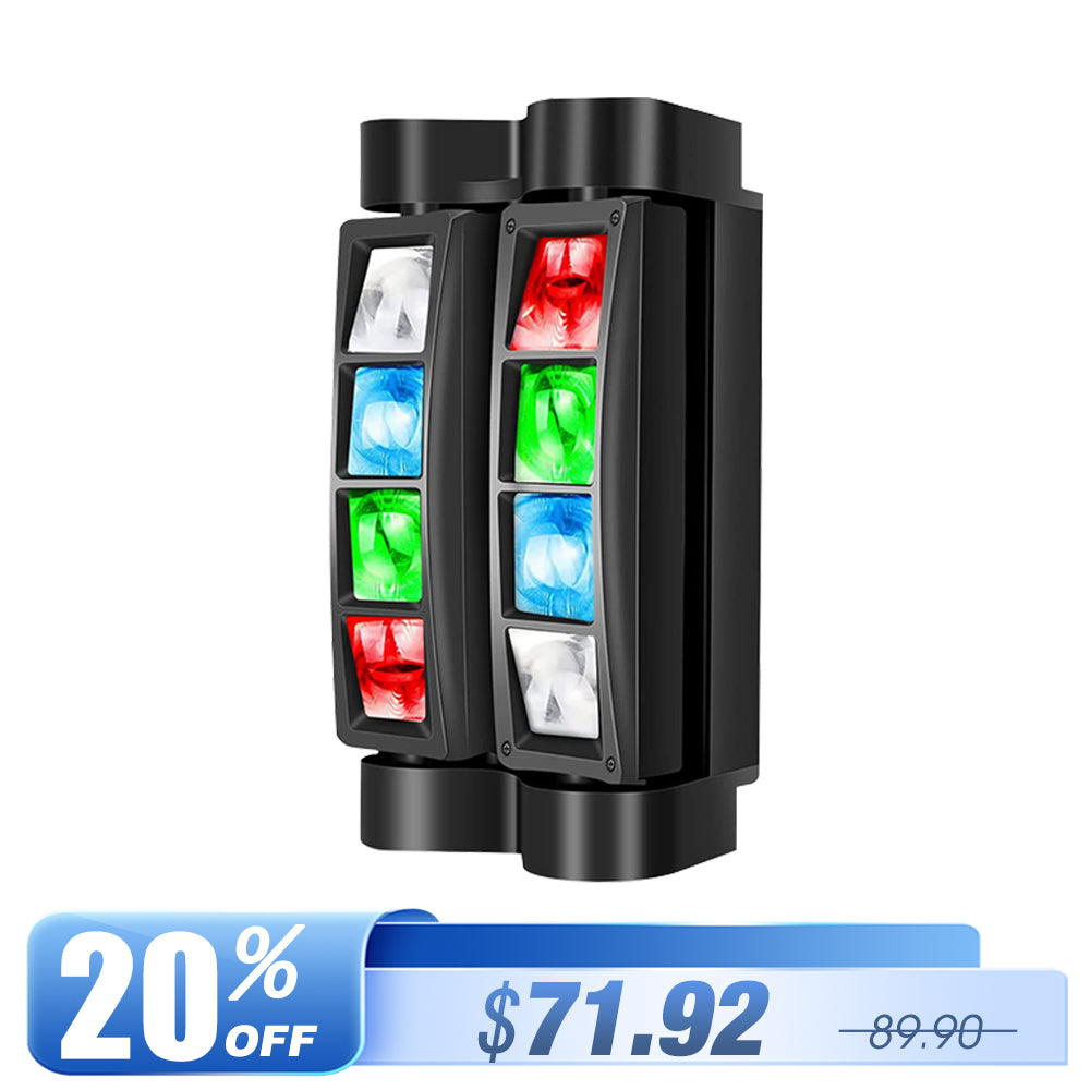 <tc>Betopper</tc> Projecteur de scène à tête mobile Mini Spider LM30A 8x3W