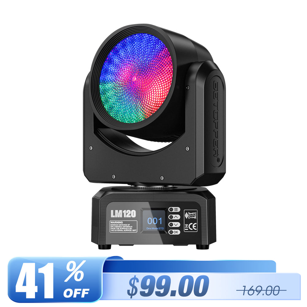 Betopper LM120 Demon's Eye 120w Moving Head DJ Light
