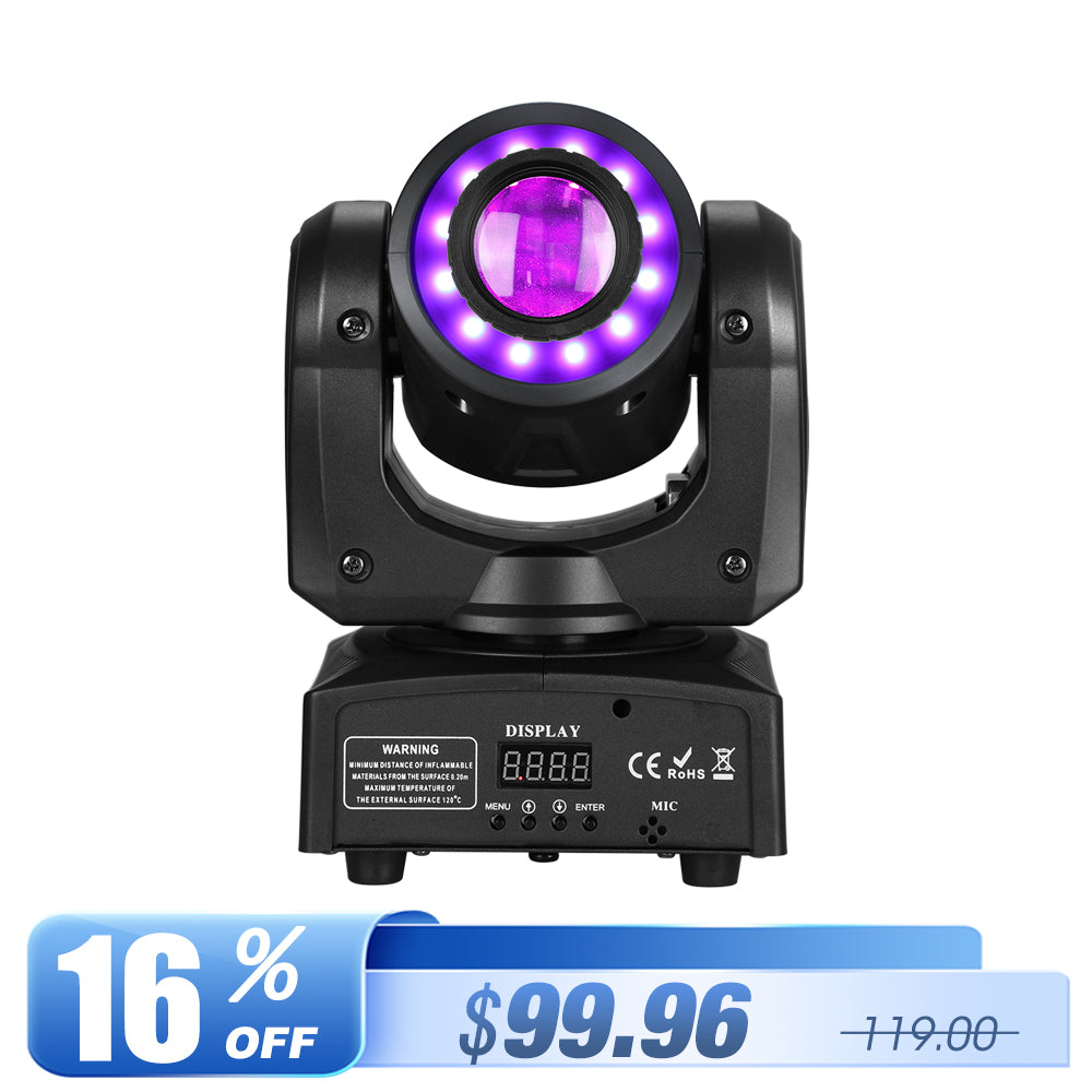 Betopper LS35 30w Moving Head Spotlight with Ring Effect