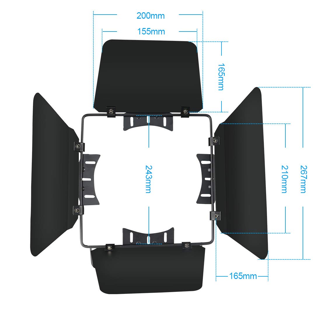 Betopper COB Light Barn Door