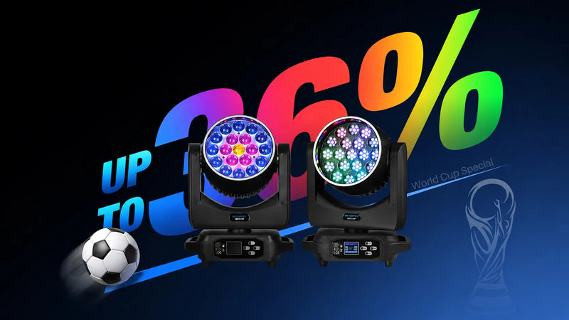 Betopper LM1915 Series 19×15W Wash Moving Head with Halo Ring