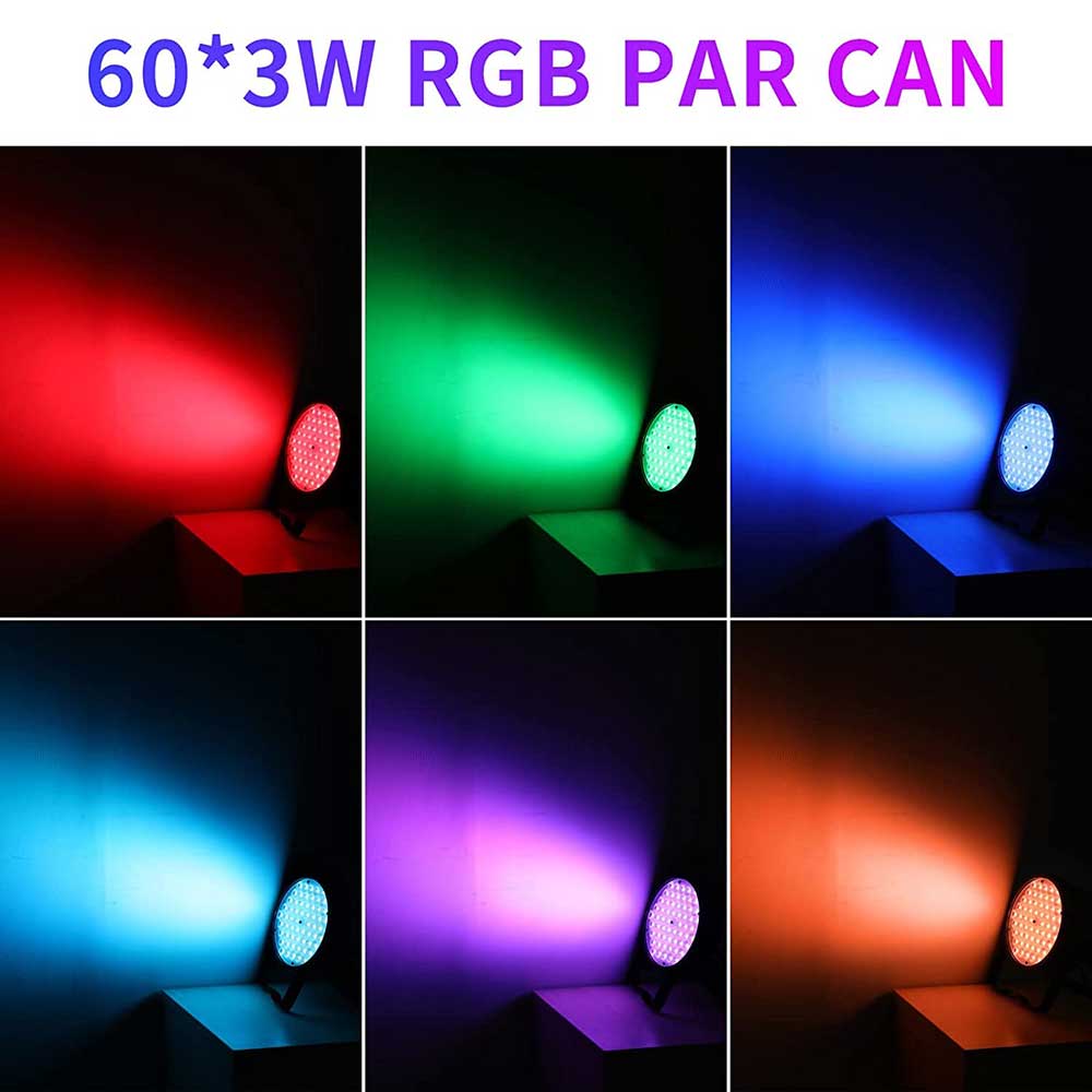 Betopper 60x3W 3-IN-1 RGB Led Par Light LPC180