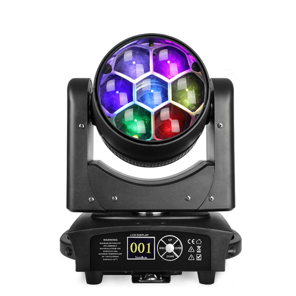 Betopper 740W 4-in-1 RGBW Moving Head Light LM0740 Pixel Mapping