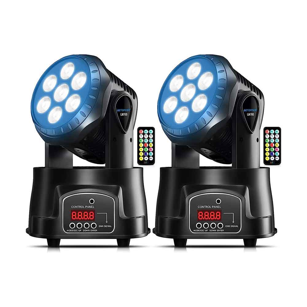 Betopper 7x8W RGBW Moving Head  Light LM70SR