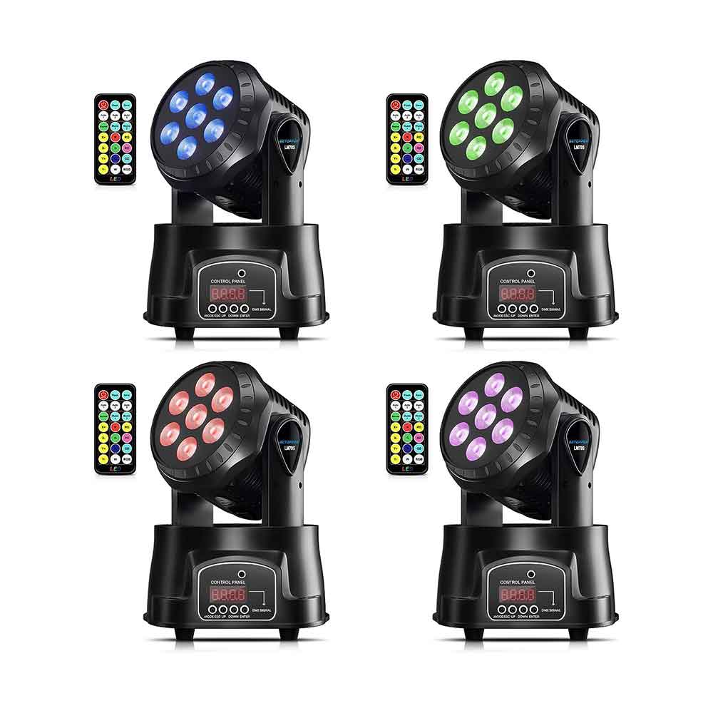 Betopper 7x8W RGBW Moving Head  Light LM70SR