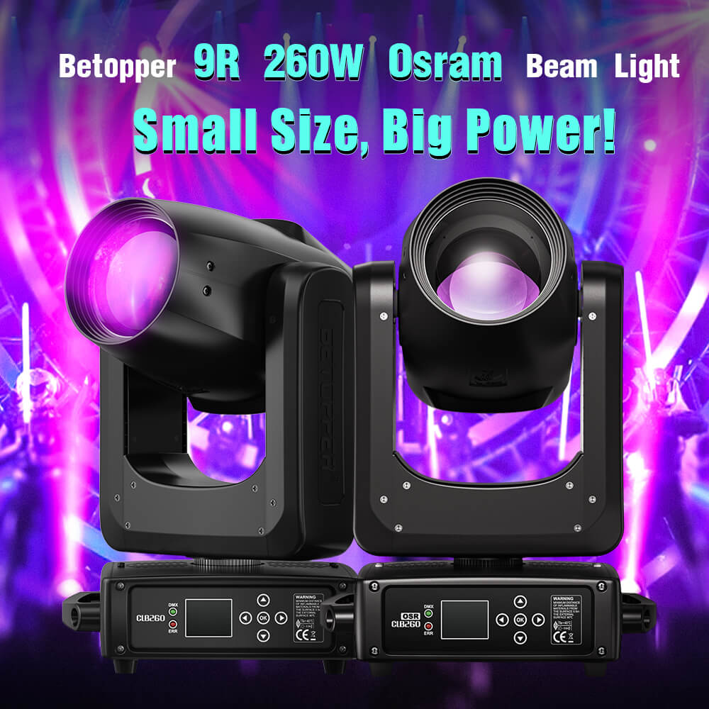 Betopper 9R 260W Beam Moving Head Light CLB260