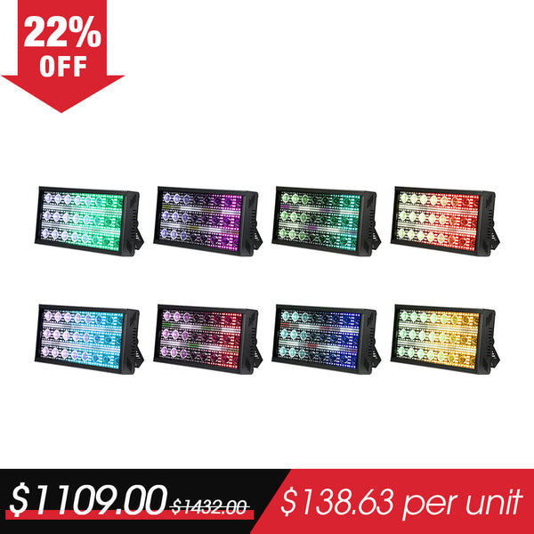 Betopper LF2405 300W Matrix Beam Strobe Effect Light (8pcs)