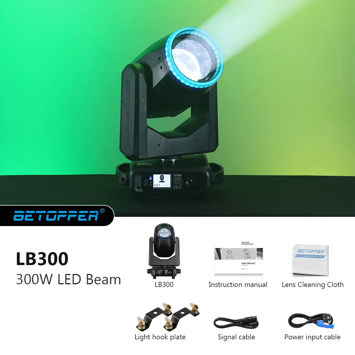 Betopper LB300 300w Beam Moving Head LED Stage Light