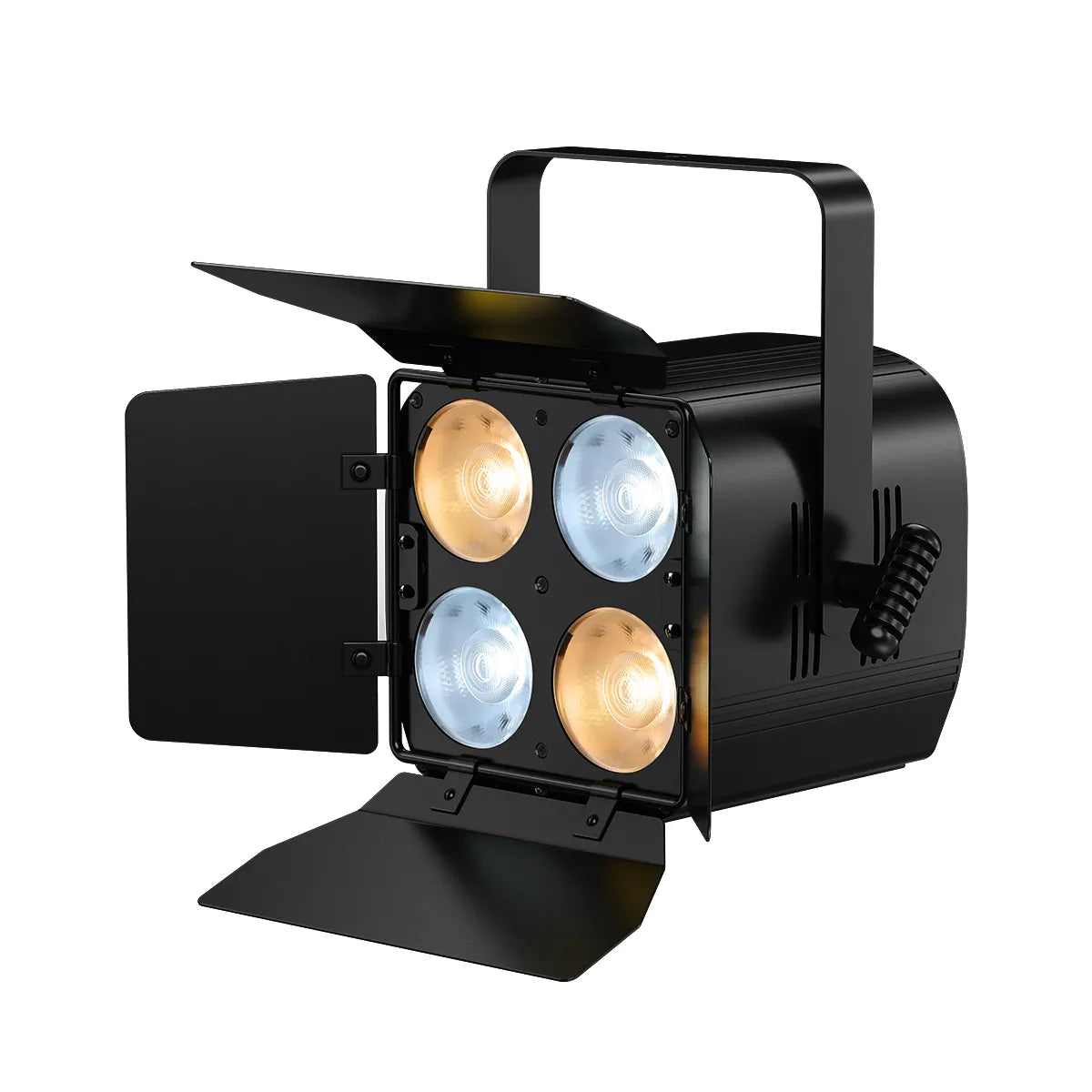 Betopper LC005-B 4×50W WW/CW COB PAR Light with Barn Doors