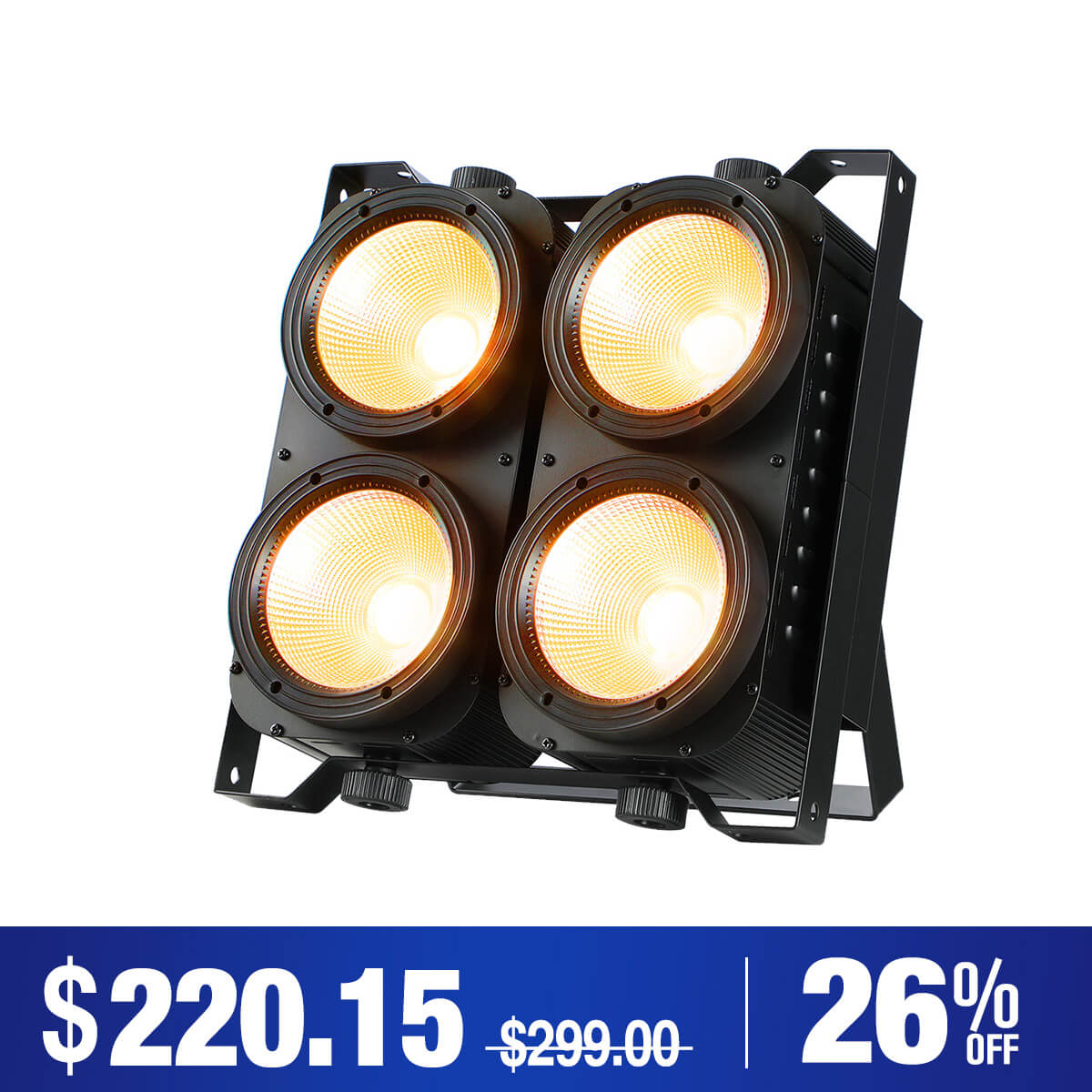 Betopper LC500 4×100W Amber/CW High CRI COB Blinder Light