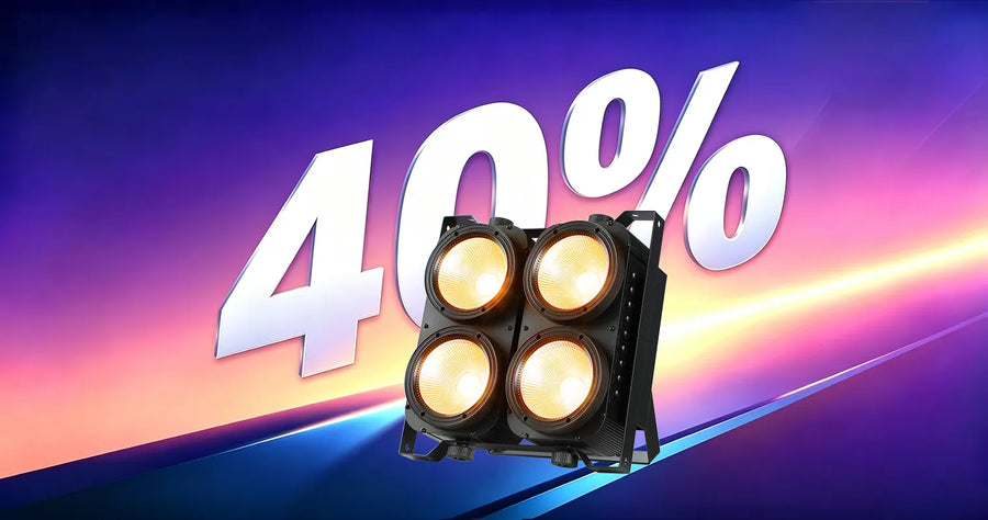 Betopper LC500 4×100W Amber/CW High CRI COB Blinder Light