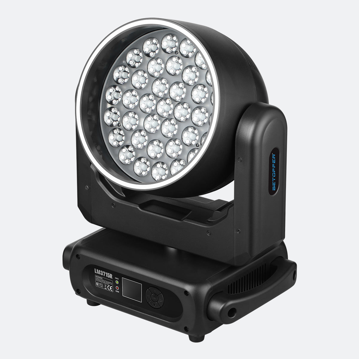 <tc>Betopper</tc> LM1915R 19x15w Wash Moving Head con anello Halo