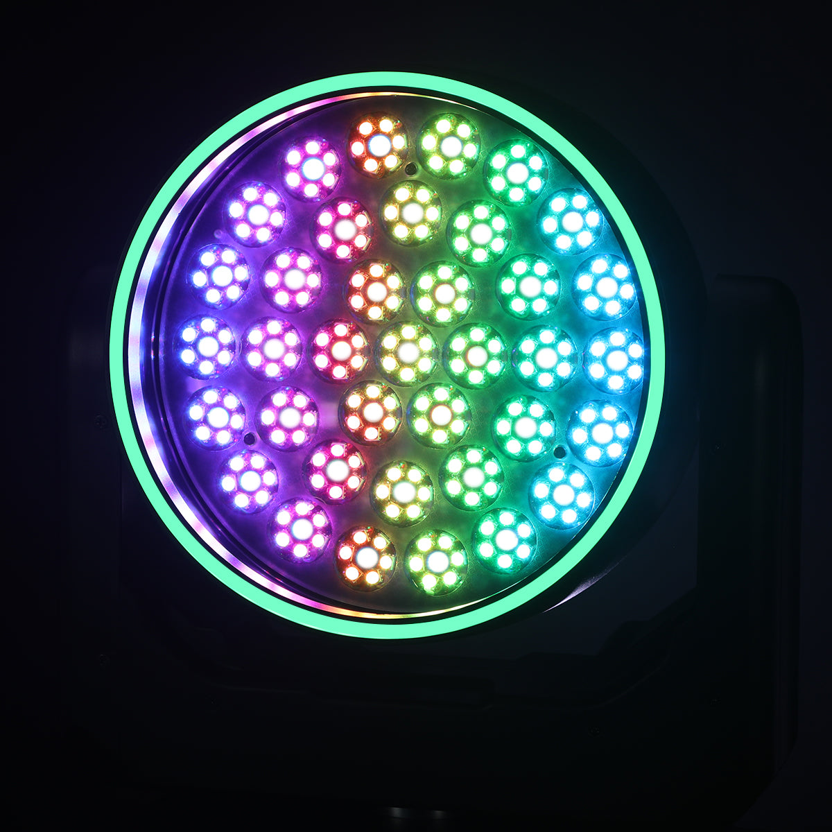 Betopper LM3715R 37×15W Wash Moving Head with Halo Ring
