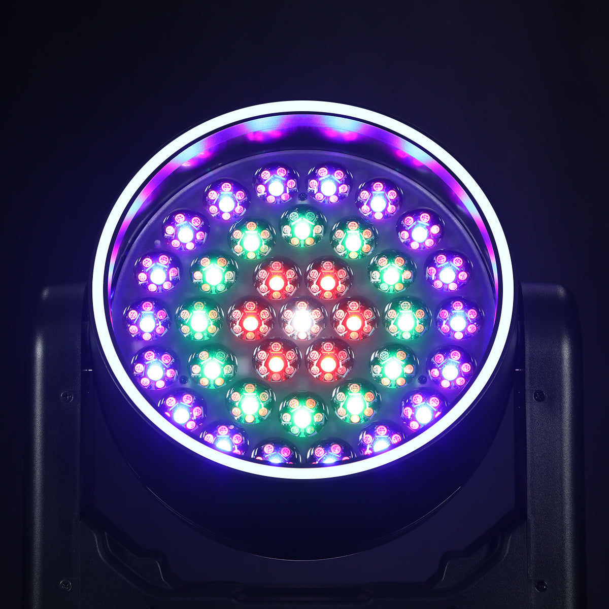 Betopper LM3715R 37×15W Wash Moving Head with Halo Ring