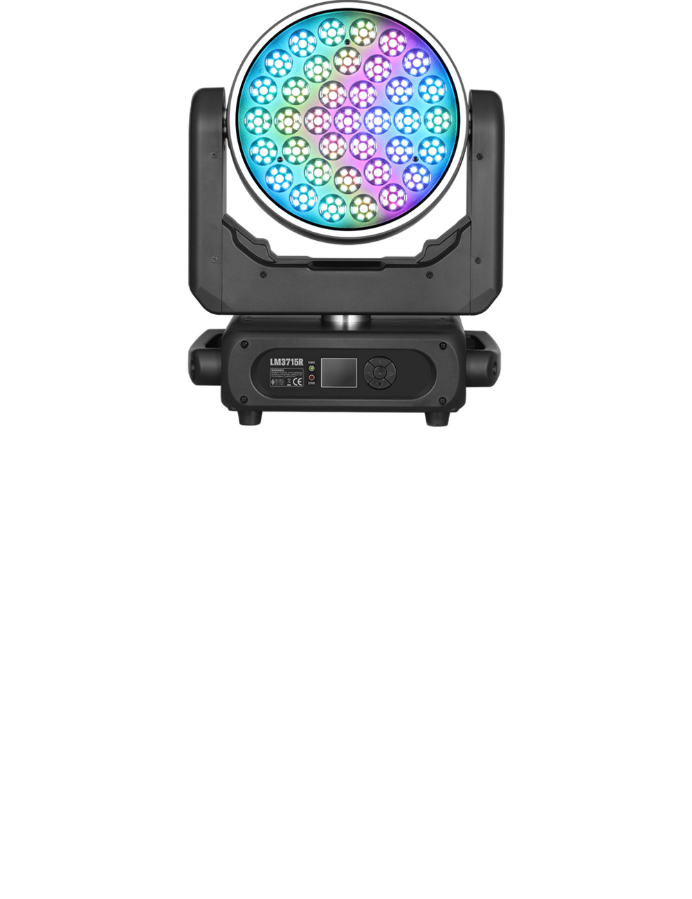 <tc>Betopper</tc> Lyre Wash LM1915R 19x15W avec anneau Halo