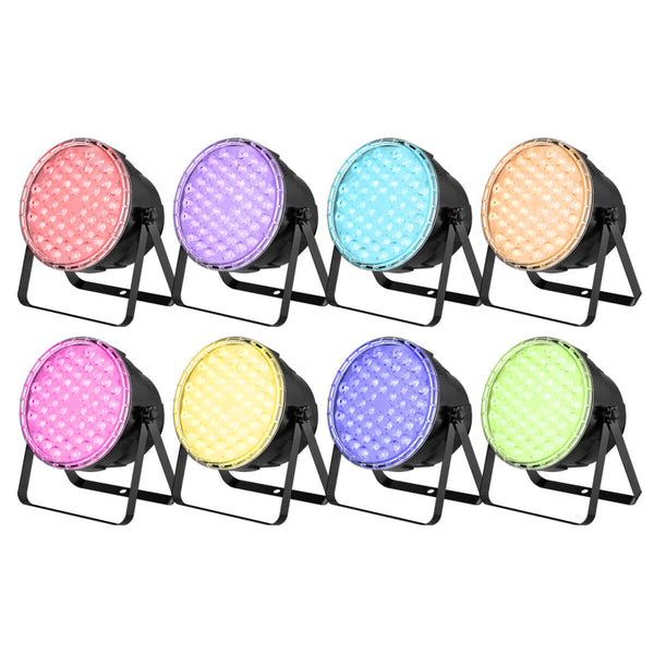 Betopper LPC017 54×3W RGB 3-in-1 Stage LED PAR Light（8pcs）