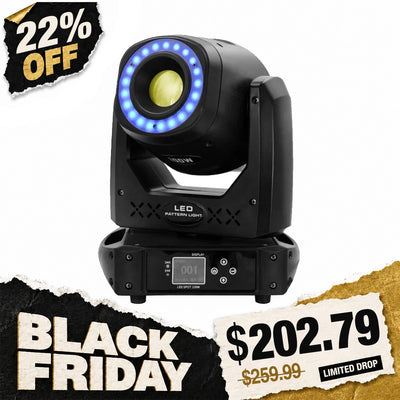 Betopper LS105 100W Moving Head Gobo Spotlight