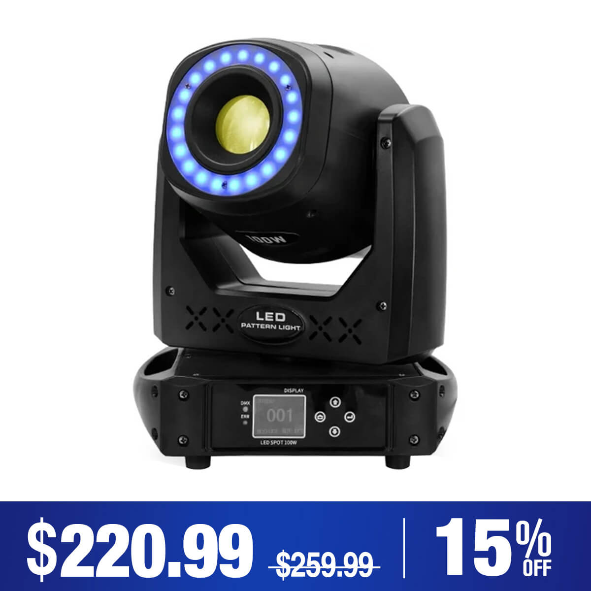 Betopper LS105 100W Moving Head Gobo Spotlight