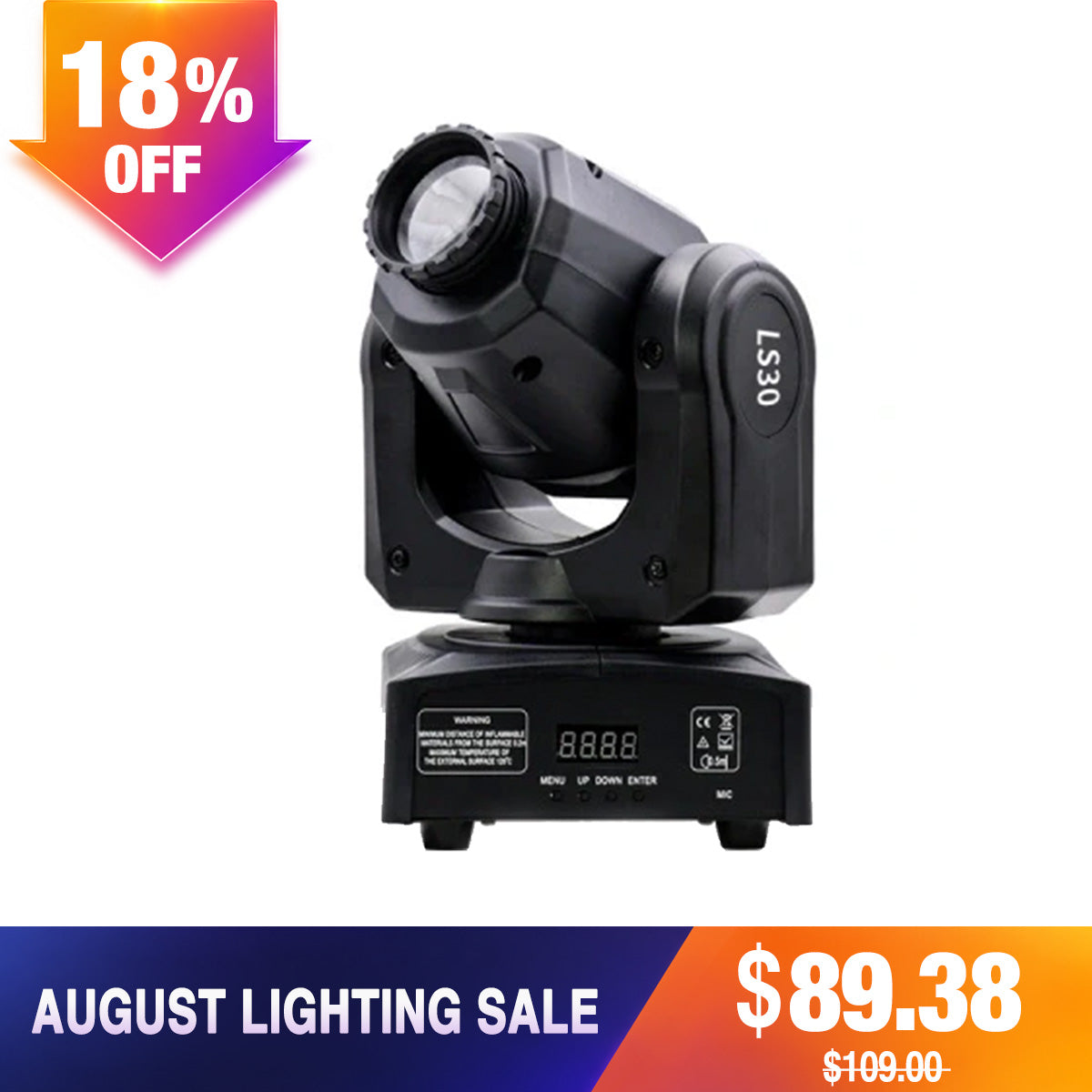 <tc>Betopper</tc> Projecteur de scène à tête mobile LED LS30 30 W