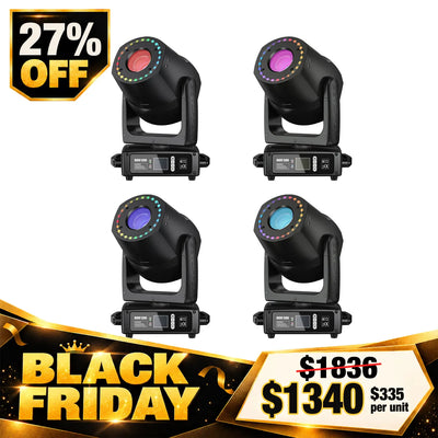 Betopper BSW200 200W Spot Beam Wash Hybrid Moving Head Lights (4pcs)