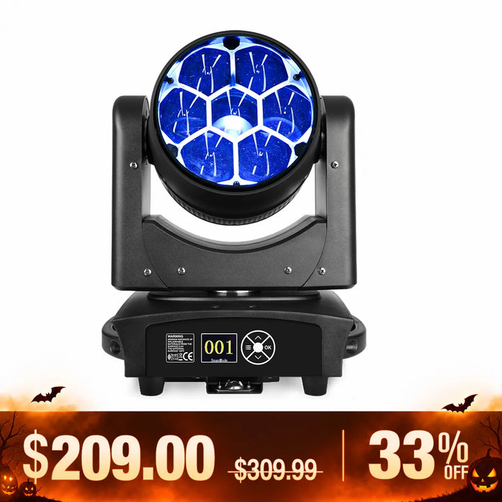 Betopper LM0740 7×40W Wash Moving Head Stage Light