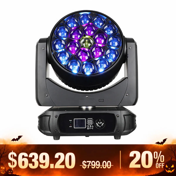 Betopper LM1940 19×40W Moving Head with Pixel Mapping