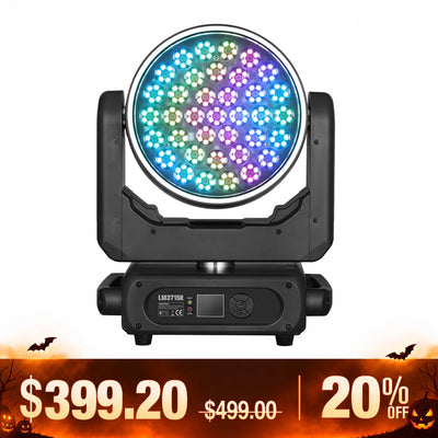 Betopper LM3715R 37×15W Wash Moving Head with Halo Ring
