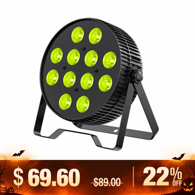 Betopper LPC1218 12×18W Lime Amber UV + RGB 6-in-1 LED PAR Light