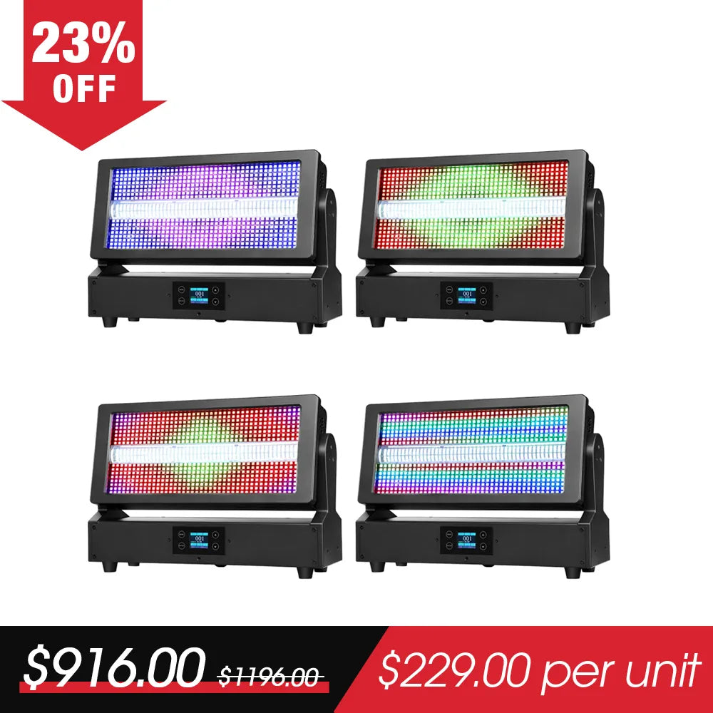 Betopper LF350 Matrix Strobe Effect Moving Head Lights (4pcs)