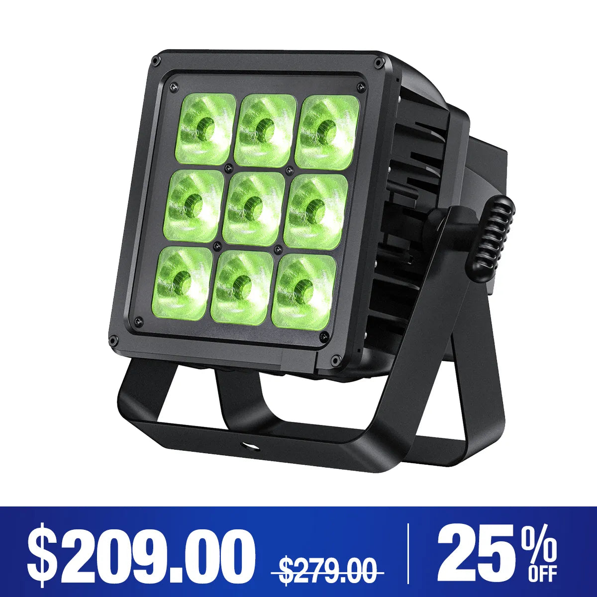 Betopper LPW0918 9×18W IP65 Waterproof RGBAL+UV LED PAR Light