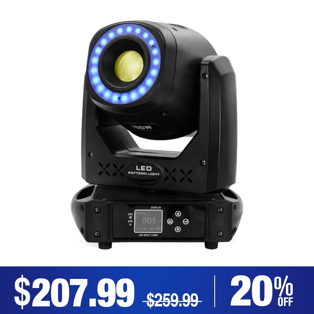 Betopper LS105 100W Moving Head Gobo Spotlight