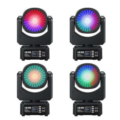 Betopper LM120 Demon's Eye 120W LED RGBW Moving Head (4pcs)
