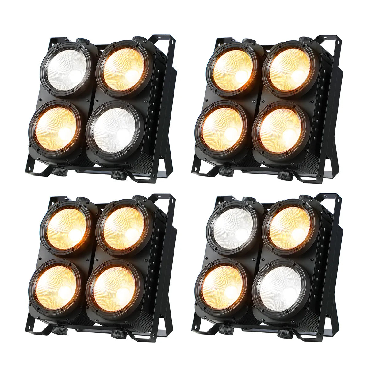 <tc>Betopper</tc> Projecteur aveuglant COB LC500 4x100 W Ambre/CW à IRC élevé